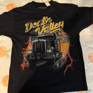 PacSun Black 'Death Valley' Graphic Tee